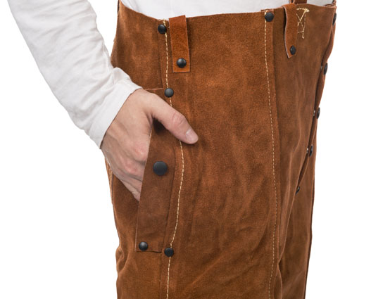 Сварочные брюки Lava Brown из воловьего спилка (XXL)