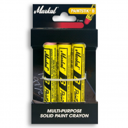 Универсальный перманентный маркер на основе твердой краски -  Retail Packs B® Paintstik® - зелёный, синий, оранжевый