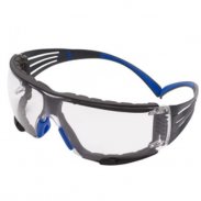 SF401SGAF-BLU EU-F Очки открытые 3M™ SecureFit™ 401SGAF c обтюратором, цвет линз прозрачный, Scotchgard™, 20 шт/кор