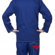 Сварочная куртка Fire Fox из синего огнестойкого хлопка Weldas 33-2300 XXXL