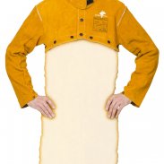 Сварочная пелерина с рукавами Golden Brown из воловьего спилка (XXL)