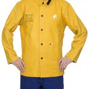 Сварочная куртка Golden Brown из лицевой воловьей кожи Weldas 44-5530 L