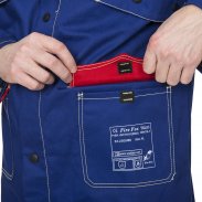 Сварочная куртка Fire Fox из синего огнестойкого хлопка Weldas 33-2300 XXXL