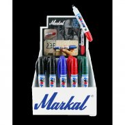 Маркер с клиновыдным наконечником среднего размера Dura-Ink®55 в дисплее - 5 х красный + 10 х чёрный + 5 х синий + 5 х зелёный (1,5 - 4,5 мм)