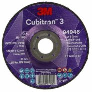 Отрезной и шлифовальный круг 3M™ Cubitron™ 3, 94946, 36+, T27, 125 x 4,2 x 22,23 мм