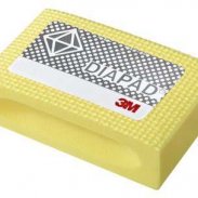 3M™ 6200J Губка Шлифовальная Алмазная, N40, желтая, 90 мм х 55 мм х 25мм