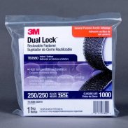 3M™ SJ3550 ЗАСТЕЖКА ДУАЛОК, АДГЕЗИВ VHB, ЧЕРН. 25ММ Х 3М