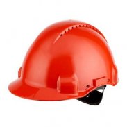 G3000NUV RD Каска защитная красная, с вентиляцией,с храповиком, с  УФ-индикатором,