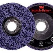 №05818 Scotch-Brite Круг XT-RD Clean&Strip фиолетовый, на твердой стеклопластиковой основе, 115 мм x 22 мм,