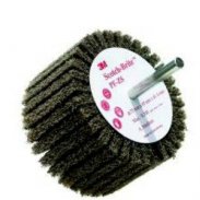 Scotch-Brite™ PF-ZS Лепестковый круг, A MED, 100 мм х 45 мм, шпиндель 6мм, № 07210, 10 шт./кор.