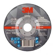 3M™ Silver Зачистной Круг, T27, 180 мм х 7 мм х 22 мм, № 51750, 10шт./уп., 20 шт./кор.