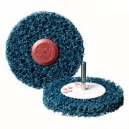Scotch-Brite™ Clean and Strip CG-DС Круг, S XCS, голубой, 100 мм х 13мм, № 61121, 30 шт./кор.