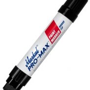 Перманентный карманный маркер с реверсивным наконечником Markal Pocket Paint Marker - чёрный