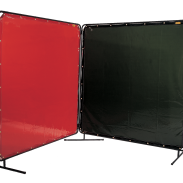 Оранжевый/красный сварочный экран LAVAshield 1,74 x 2,34 м