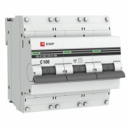 Автоматический выключатель EKF PROxima ВА 47-100 3P 100А C 10кA