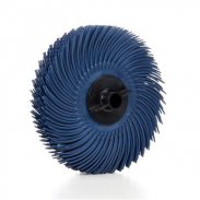 Scotch-Brite™ Bristle RB-ZB круг, тип С, P400, синий, 75 мм х 9.5 мм, №30129, 40 шт./уп.