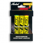 Универсальный перманентный маркер на основе твердой краски -  Retail Packs B® Paintstik® - зелёный, синий, оранжевый