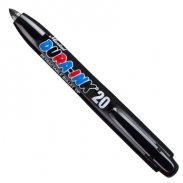 Автоматический фетровый маркер с тонким коническим наконечником Dura-Ink®20 - чёрный (1,5 мм)