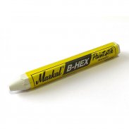 Универсальный перманентный маркер на основе твердой краски - B® Paintstik® B-HEX - белый