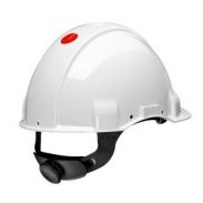 G3001CUV VI Каска защитная белая, без вентиляции, с  УФ-индикатором