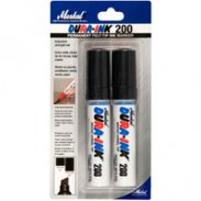 Маркер с широким скошенным наконечником Dura-Ink®200 - 2 х чёрный