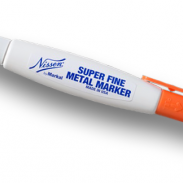 Маркер с металлическим наконечником для точной маркировки Super Fine Metal Marker -  Оранжевый Fluo