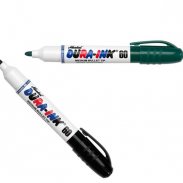 Маркер с круглым наконечником среднего размера Dura-Ink®60 - 1 х чёрный + 1 зелёный (3 мм)