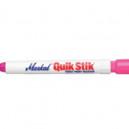 Маркер на основе быстросохнущей твёрдой краски с винтовым механизмом QUIK STIK® - розовый Fluo