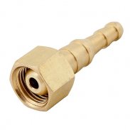 Гайка накидная G3/8 с нипелем D6 для горелки TIG,MIG (8001528)
