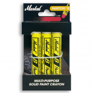 Универсальный перманентный маркер на основе твердой краски -  Retail Packs B® Paintstik® - 3 х белый