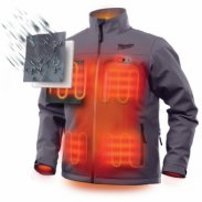 Куртка серая с подогревом M12 HJGREY3-0 (S) (4933451591)