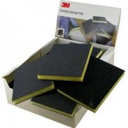 3M™ Hi-Flex Губка двусторонняя, MED, 125 мм х 98 мм х 13 мм, № 63202, 24шт./уп.