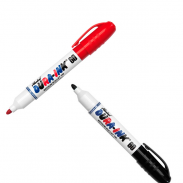 Маркер с круглым наконечником среднего размера Dura-Ink®60 - 1 чёрный + 1 красный (3 мм)