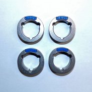 Набор подающих роликов 0.8/1.0VT Д37 (4 шт) Синий/Красный