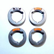 Набор подающих роликов 1.2/1.6AT Д37 (4 шт) Красный/Оранжевый